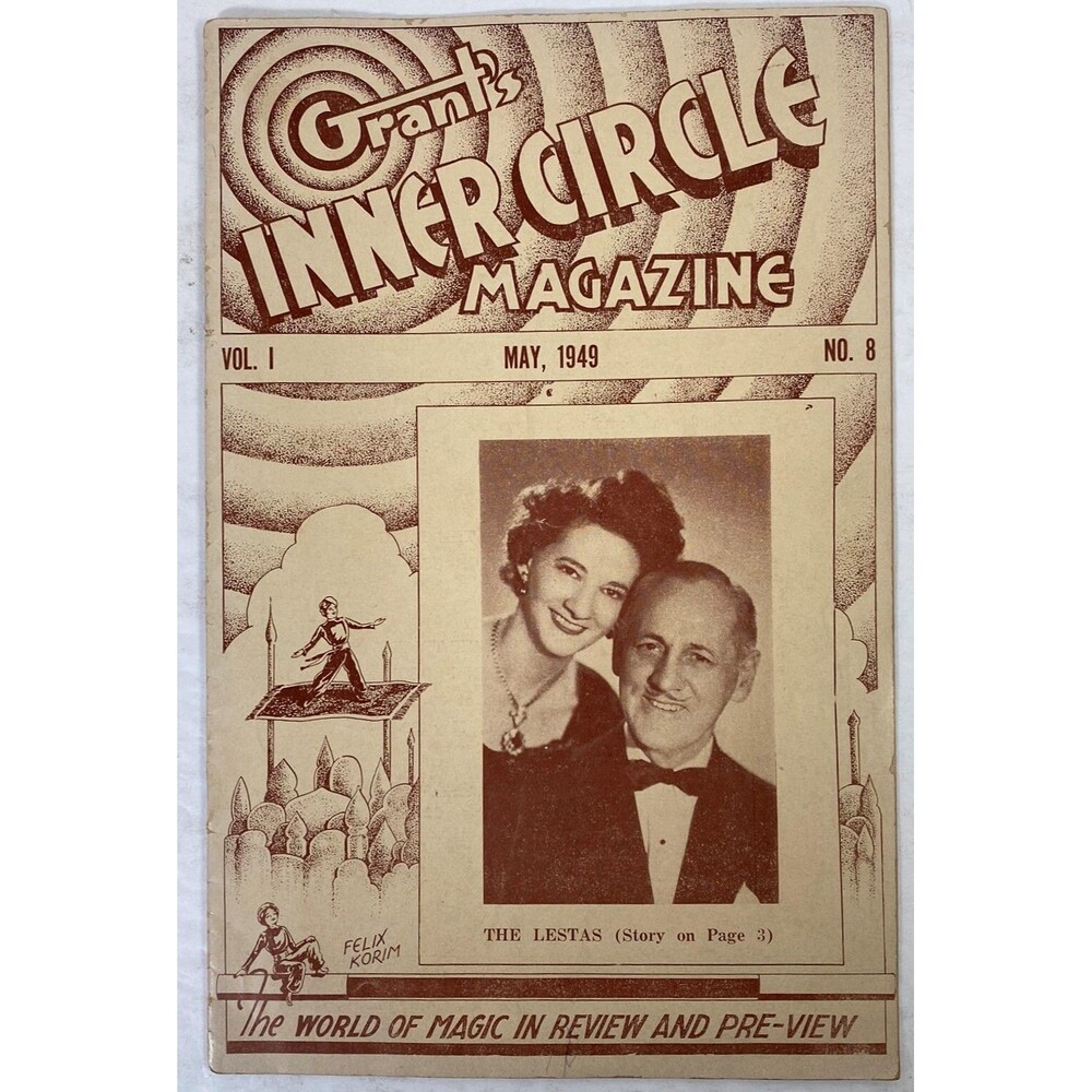 Grant's Inner Circle Magazine, Magic Magazine : May 1949, Vol 1 No 8, The Lestas